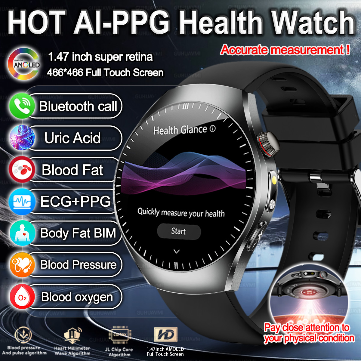 Smartwatch Watches Brands For Women - New Brand 2026 upgrade Health Check