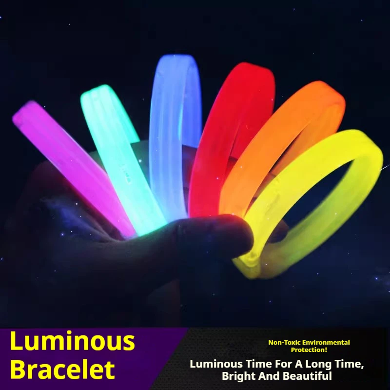 Tritium Gas Tube - 30pcs Party Triple Flat Luminous Wristband