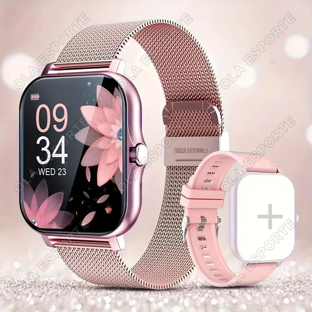 Smartwatch Square Watches For Men - 2026 New Bluetooth Call Smart Watch