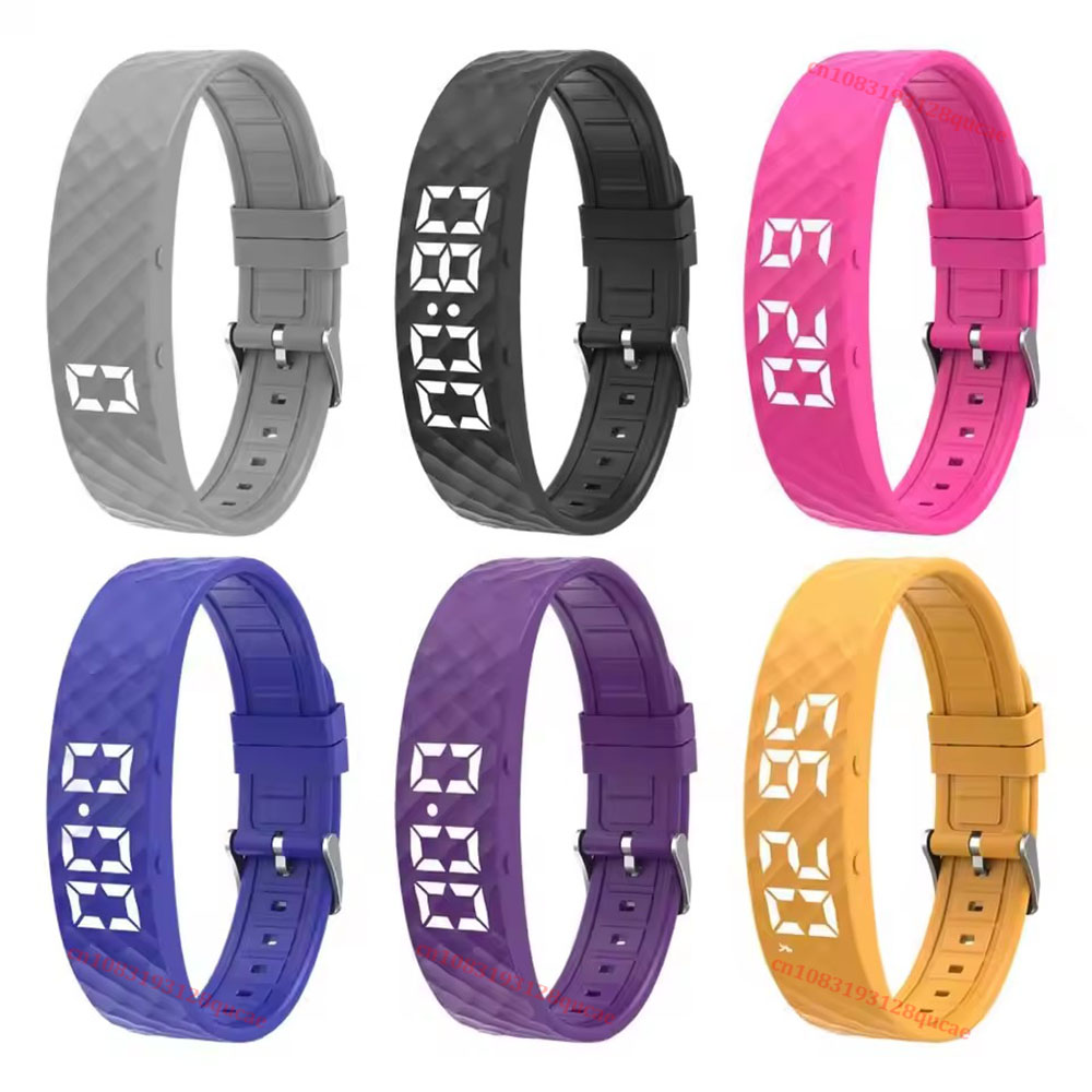 Smartwatch Square Watches For Men - Vibrating Alarm Clock Watch Heavy Sleepers