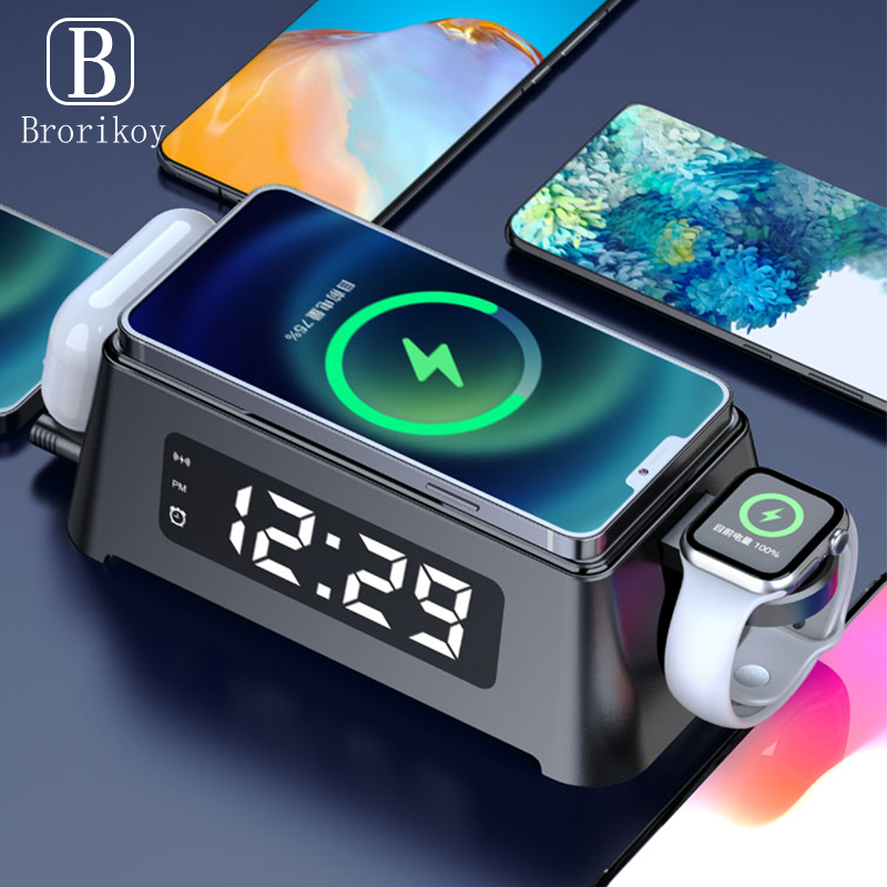 15W Qi Alarm Clock Wireless Ch - Watch Xs8 ulasan dan harga