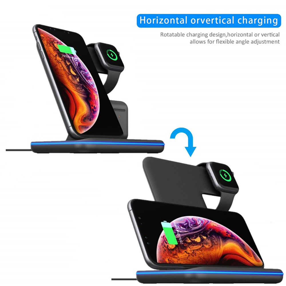 15W Fast Qi Wireless Charger S - Watch Xs8 ulasan dan harga