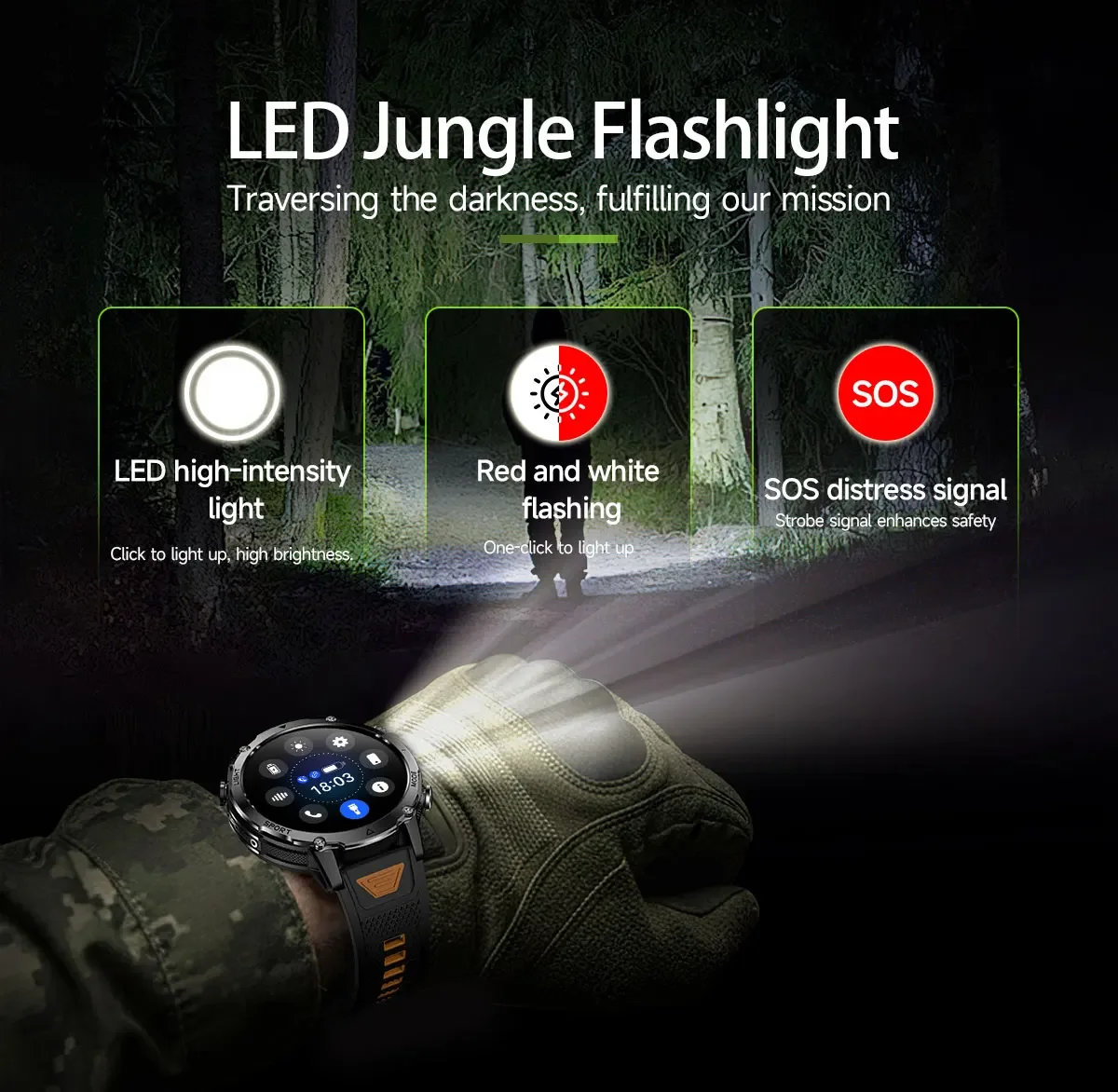 Brand+1400mAh Big Battery Smar - Smartwatch Branded Watches For Men ulasan dan harga