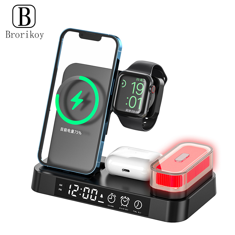 Wireless Charger 5 in 1 15W Ch - Watch Xs8 ulasan dan harga