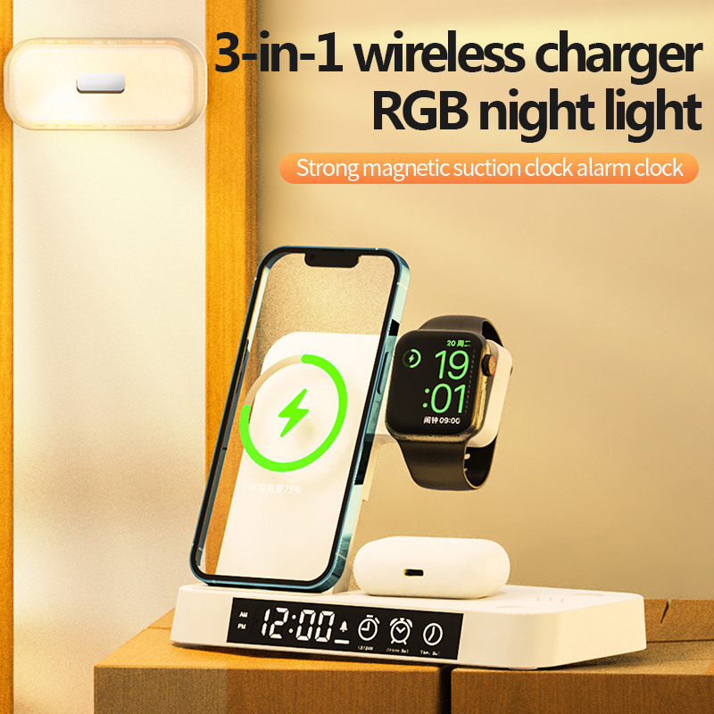 Wireless Charger 5 in 1 15W Ch - Watch Xs8 ulasan dan harga