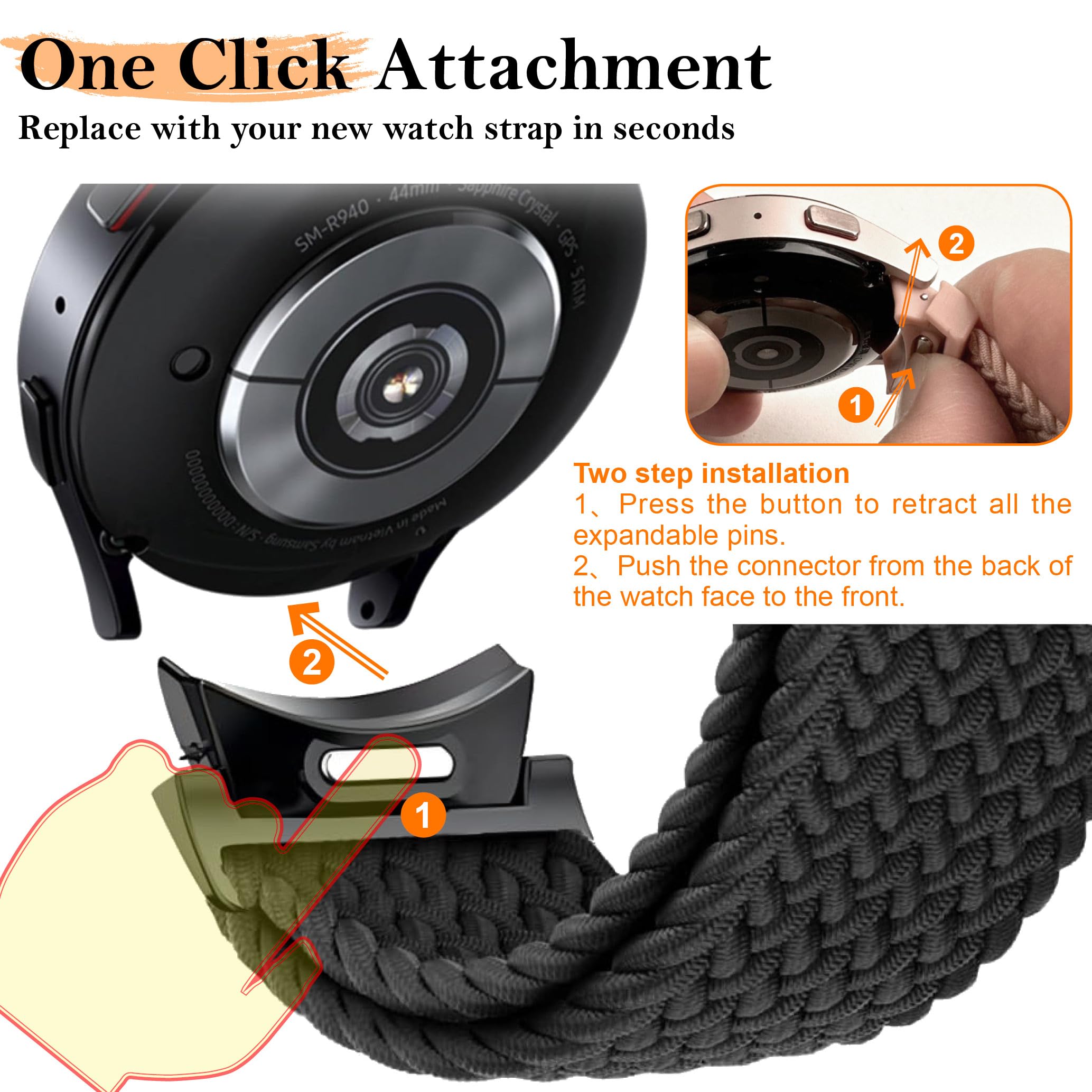 No Gaps Band For Samsung Galax - Smartwatch Samsung Watches For Men ulasan dan harga