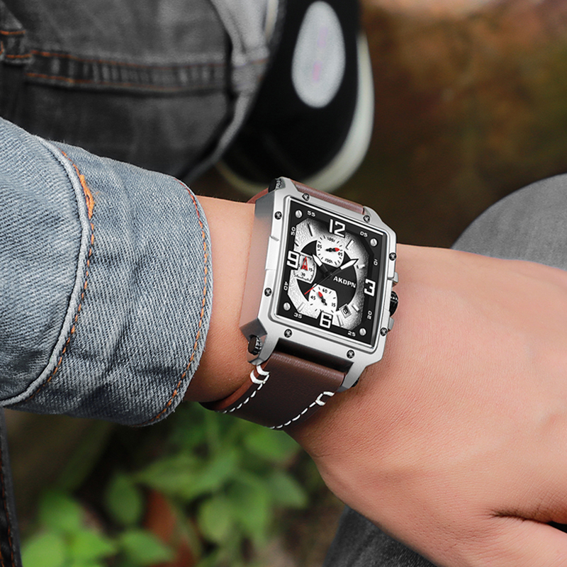Man Watch Original Design Watc - Smartwatch Square Watches For Men ulasan dan harga