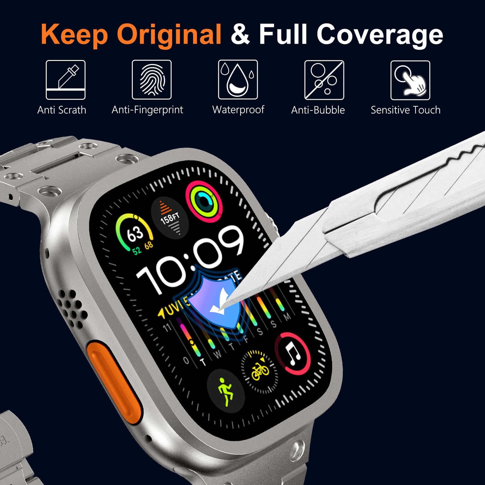 Tempered Glass for Apple Watch - Smartwatch Apple Watches For Women ulasan dan harga