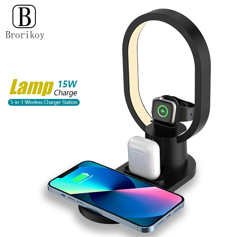 4in1 Night Light Wireless Char - Watch Xs8 ulasan dan harga