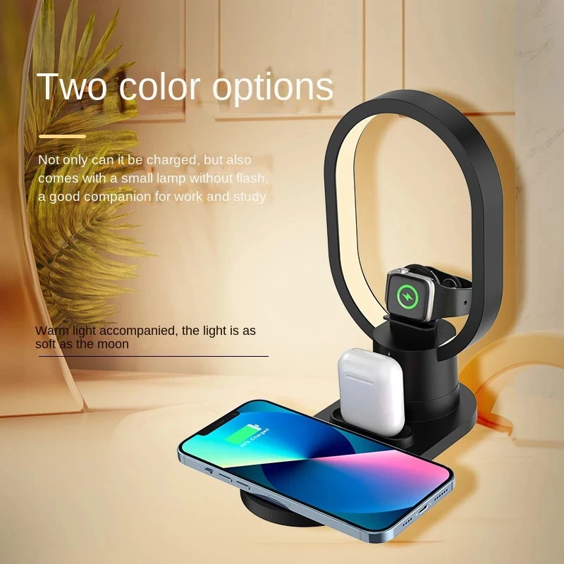4in1 Night Light Wireless Char - Watch Xs8 ulasan dan harga