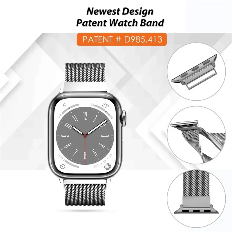 Milanese Loop for apple watch  - Smartwatch Apple Watches For Women ulasan dan harga