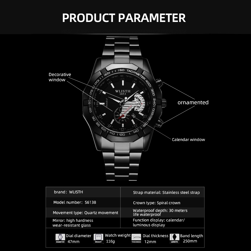 Luxury Brand Man Watch Waterpr - Smartwatch Branded Watches For Men ulasan dan harga