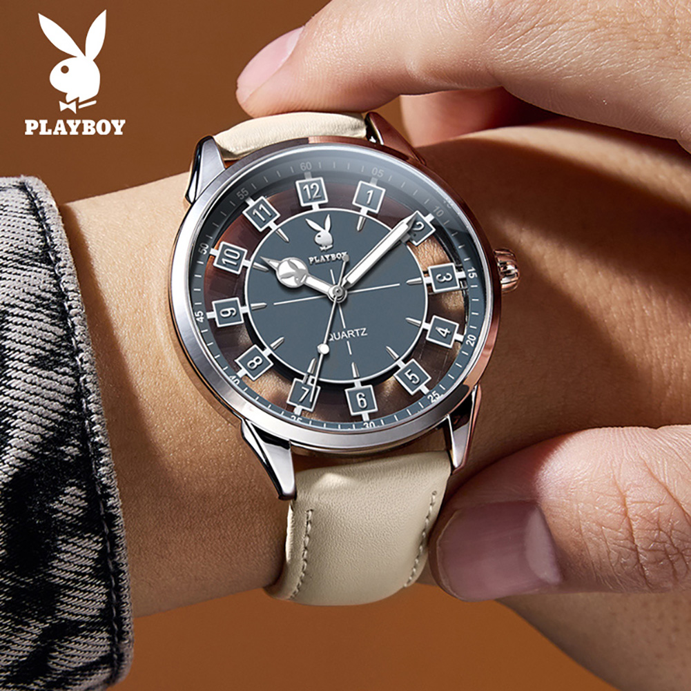 PLAYBOY 3137 Brand Quartz Move - Smartwatch Branded Watches For Men ulasan dan harga