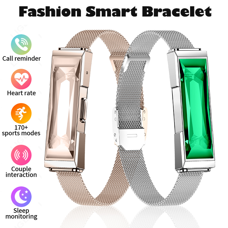 New Women Smart Bracelet Heart - Smartwatch Ladies Watches For Women ulasan dan harga