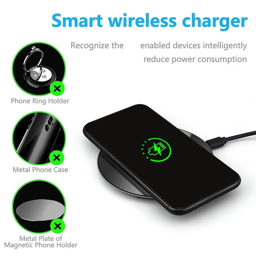 15W Wireless Charger Non-slip  - Watch Xs8 ulasan dan harga