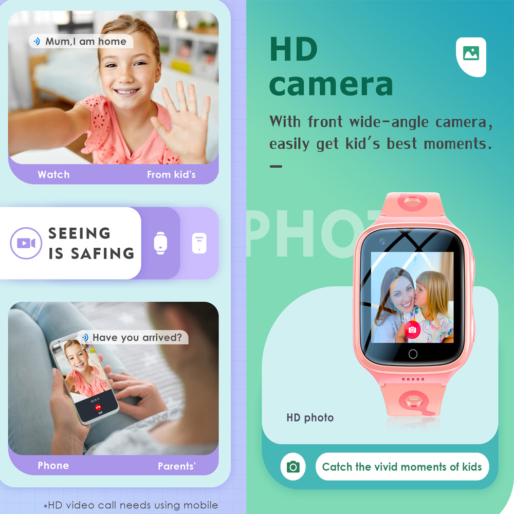 4G Smart Watch Kids GPS WiFi V - Smartwatch Watches Boys ulasan dan harga