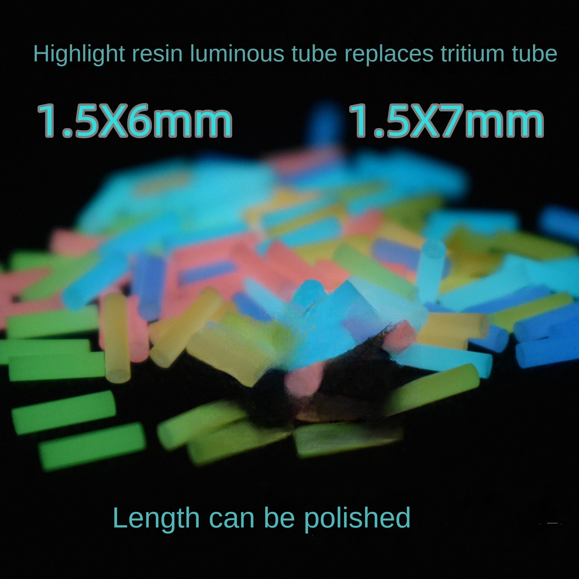Not tritium 1.5 × 6mm 1.5 x 7m - Tritium Gas Tube ulasan dan harga
