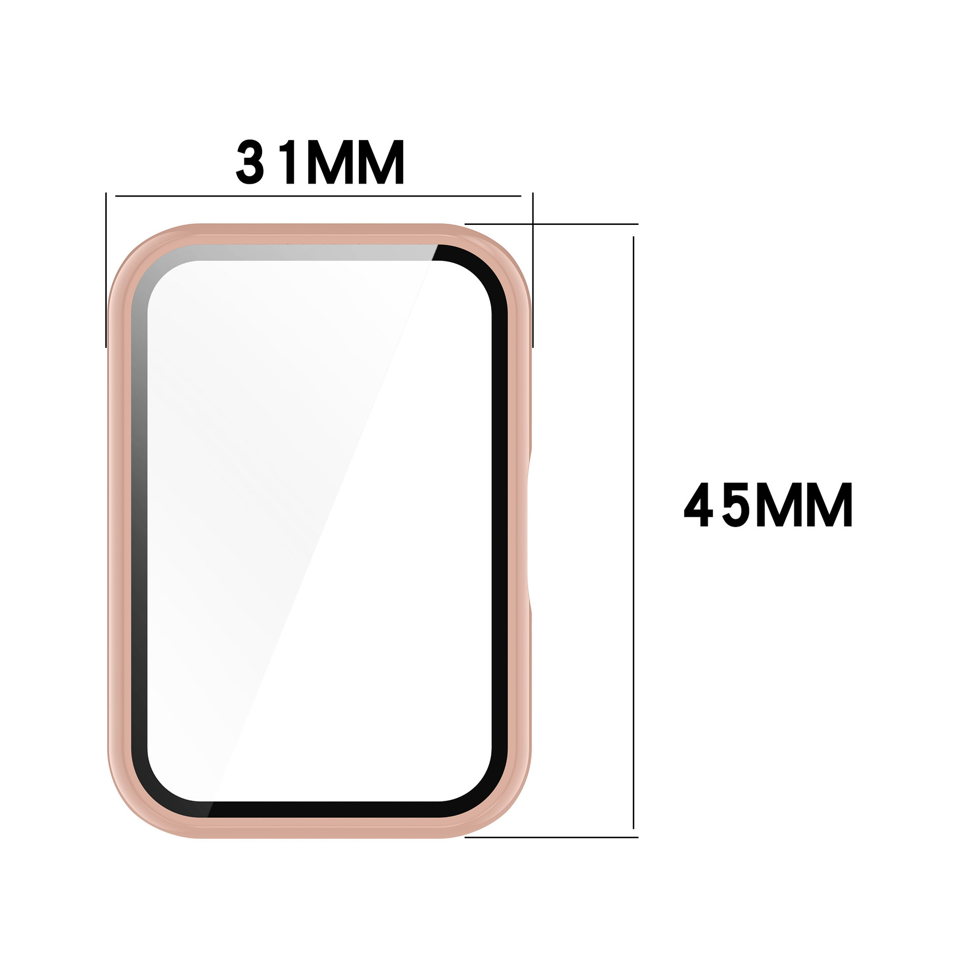 Glass+Case For Samsung Galaxy  - Smartwatch Samsung Watches For Men ulasan dan harga