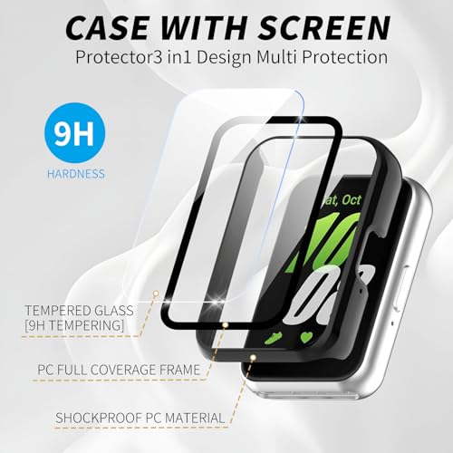 Glass+Case For Samsung Galaxy  - Smartwatch Samsung Watches For Men ulasan dan harga