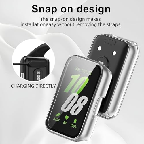 Glass+Case For Samsung Galaxy  - Smartwatch Samsung Watches For Men ulasan dan harga