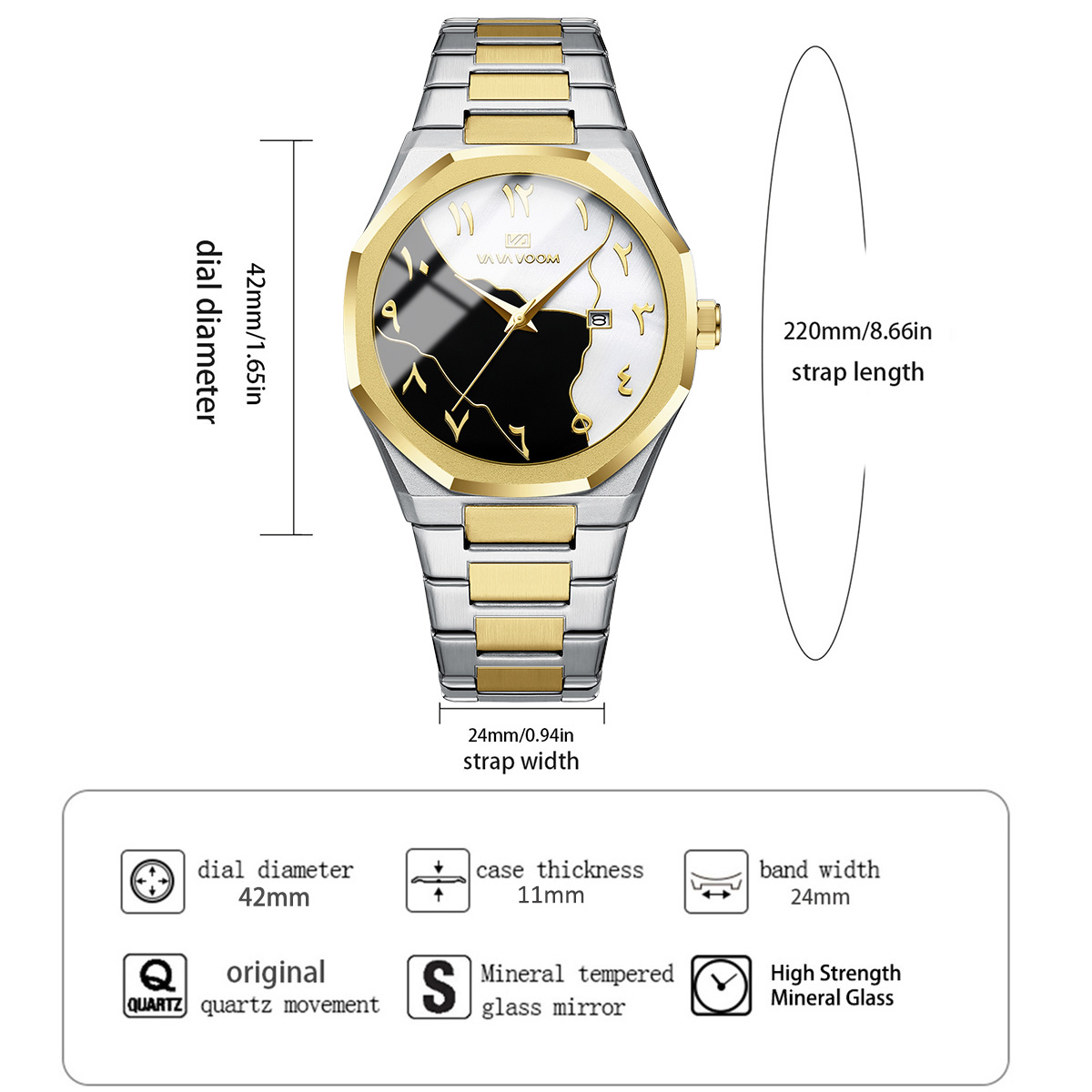 Top Brand Men Watch Marble Dia - Smartwatch Branded Watches For Men ulasan dan harga