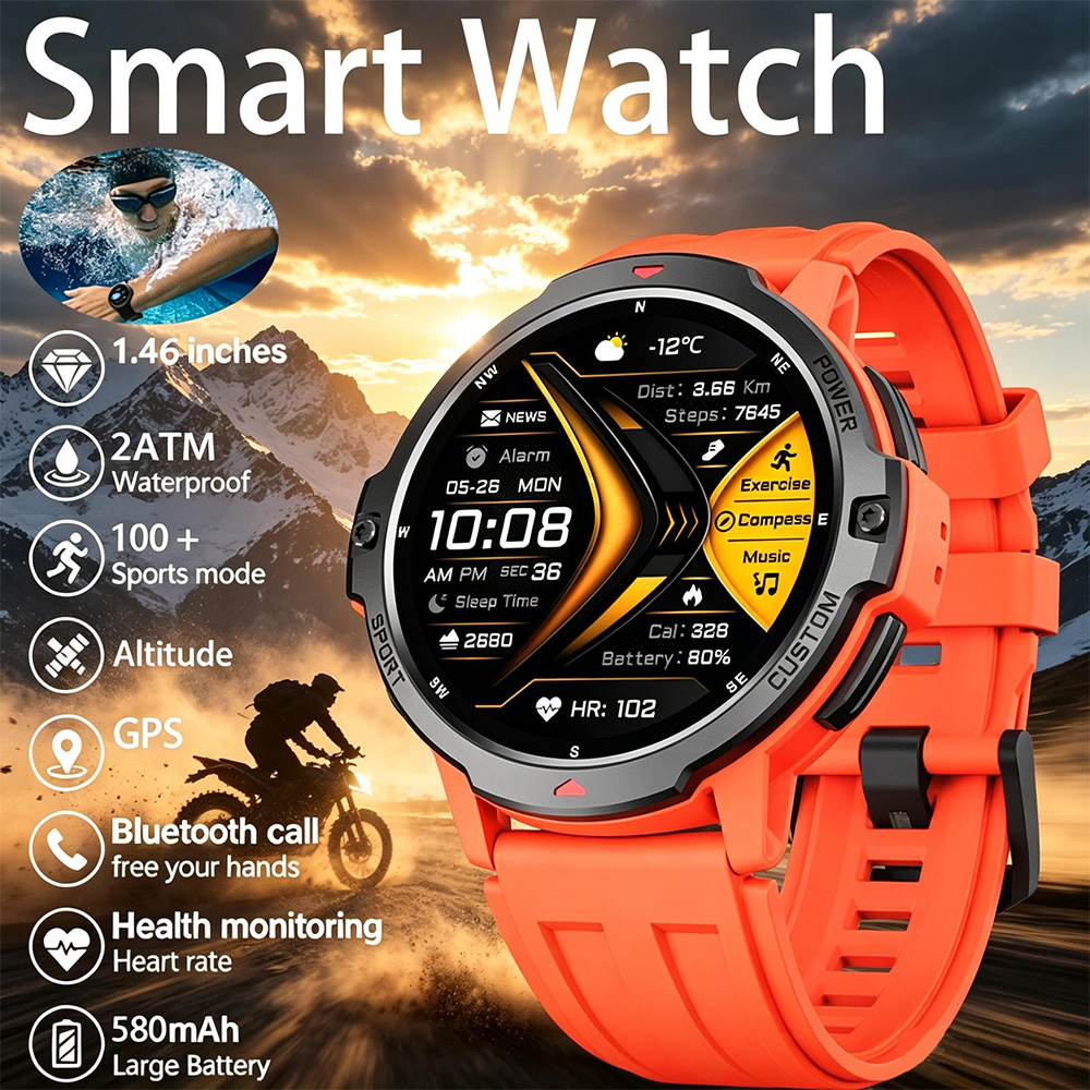 NEW 6-Axis Gyroscope Military  - Smartwatch Timex Watches For Women ulasan dan harga