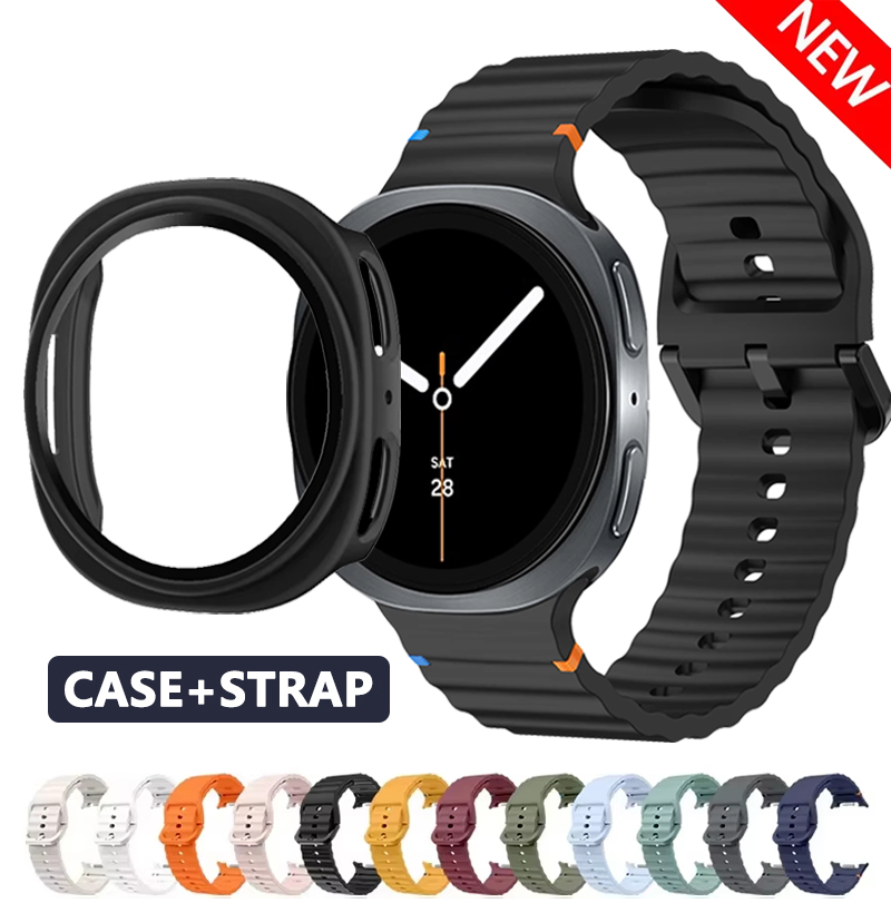 Hollow case+Official Silicone  - Smartwatch Samsung Watches For Men ulasan dan harga