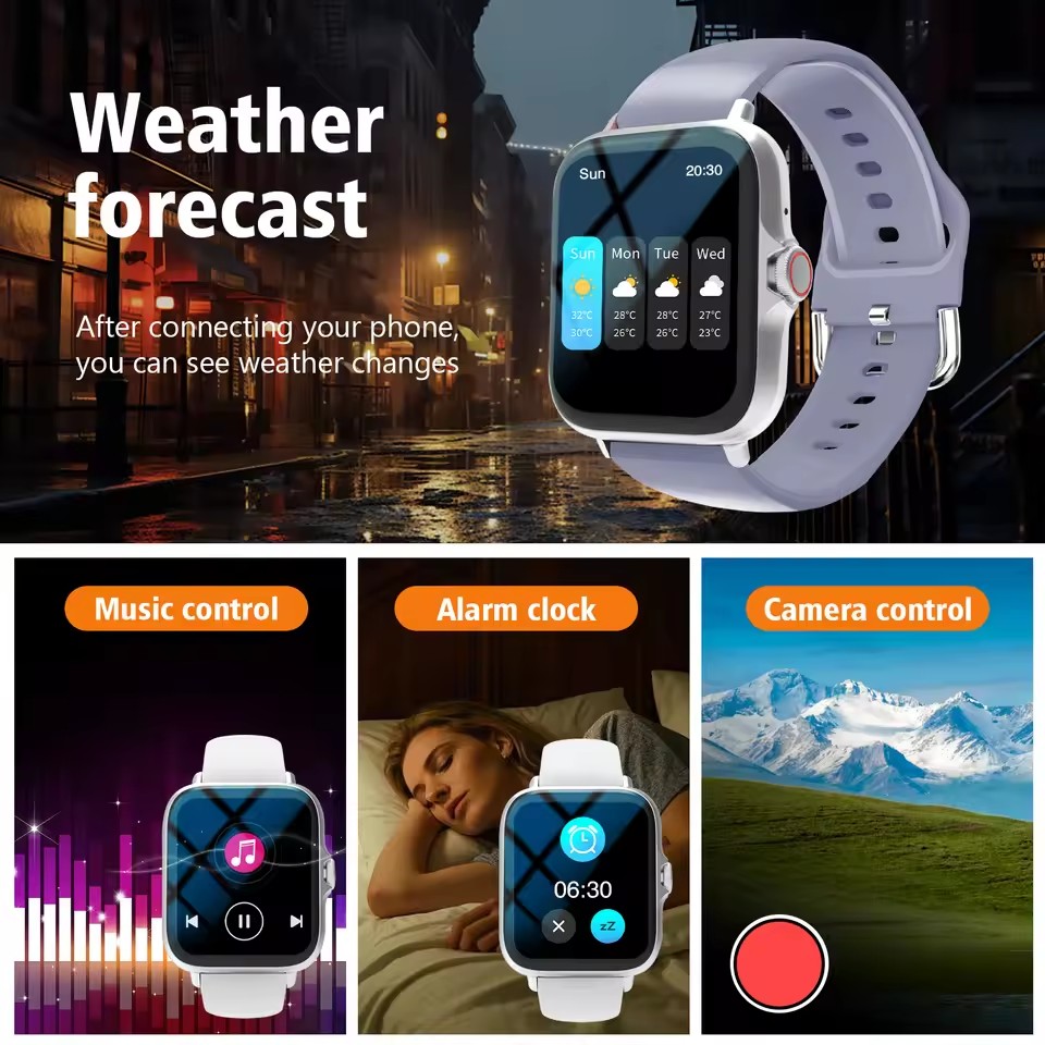 2026 New Bluetooth Call Smart  - Smartwatch Square Watches For Men ulasan dan harga