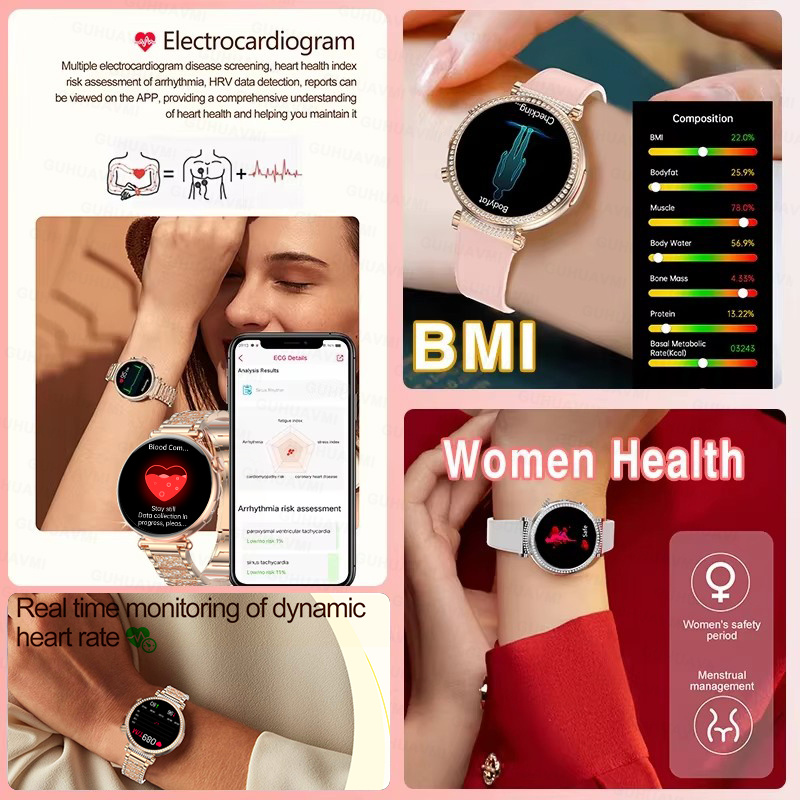New 1.27-inch Smart Watch for  - Smartwatch Ladies Watches For Women ulasan dan harga