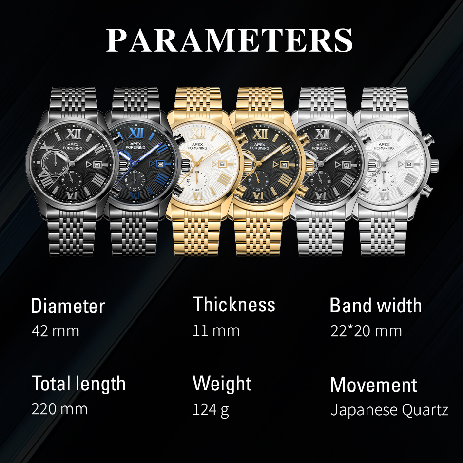 Forsining AF2502S Luxury Brand - Smartwatch Branded Watches For Men ulasan dan harga