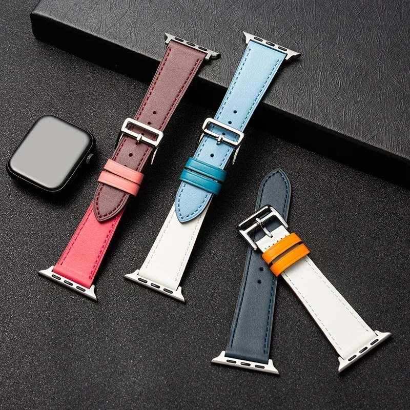 Leather Watch band for Apple W - Smartwatch Apple Watches For Women ulasan dan harga