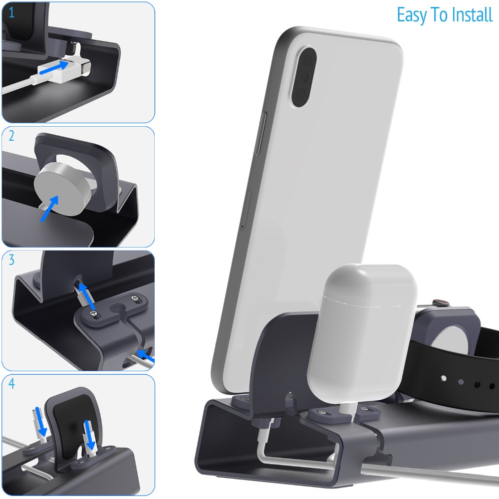 Charging Dock Station Stand Ho - Watch Xs8 ulasan dan harga