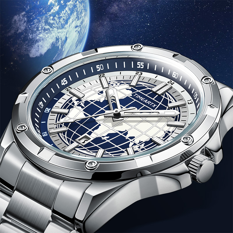 TIMEARTX Brand Man Watch Earth - Smartwatch Branded Watches For Men ulasan dan harga