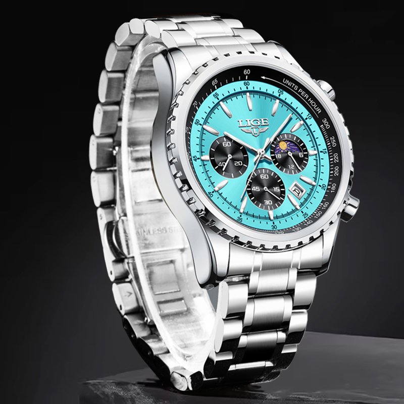 LIGE Fashion Top Brand Luxury  - Smartwatch Branded Watches For Men ulasan dan harga