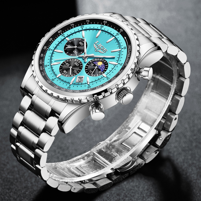 LIGE Fashion Top Brand Luxury  - Smartwatch Branded Watches For Men ulasan dan harga