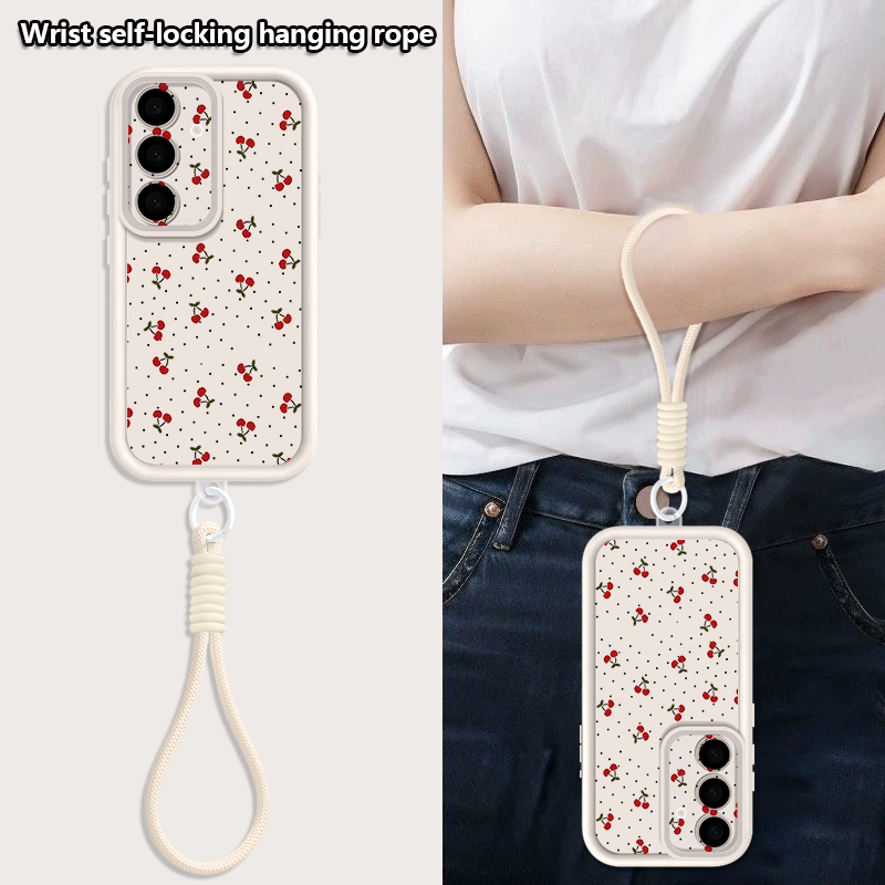 Little Cherry Pattern Lanyard  - Samsung Galaxy Strap ulasan dan harga