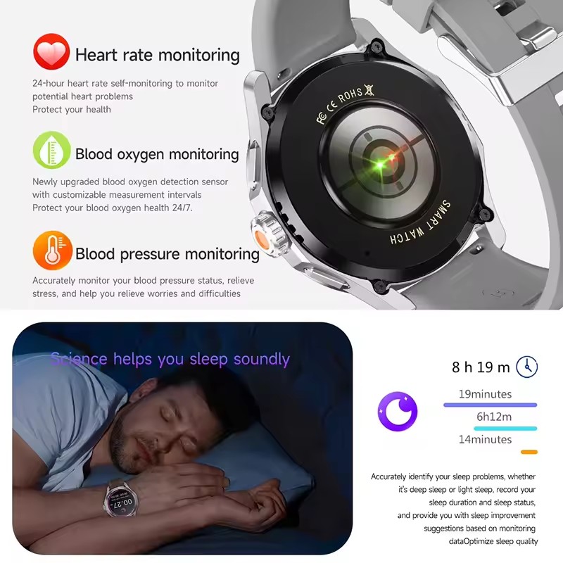 GUHUAVMI NFC Smart Watch Men A - Smartwatch Branded Watches For Men ulasan dan harga