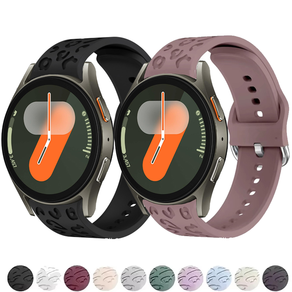 Leopard Engraved No Gaps Band  - Smartwatch Samsung Watches For Men ulasan dan harga