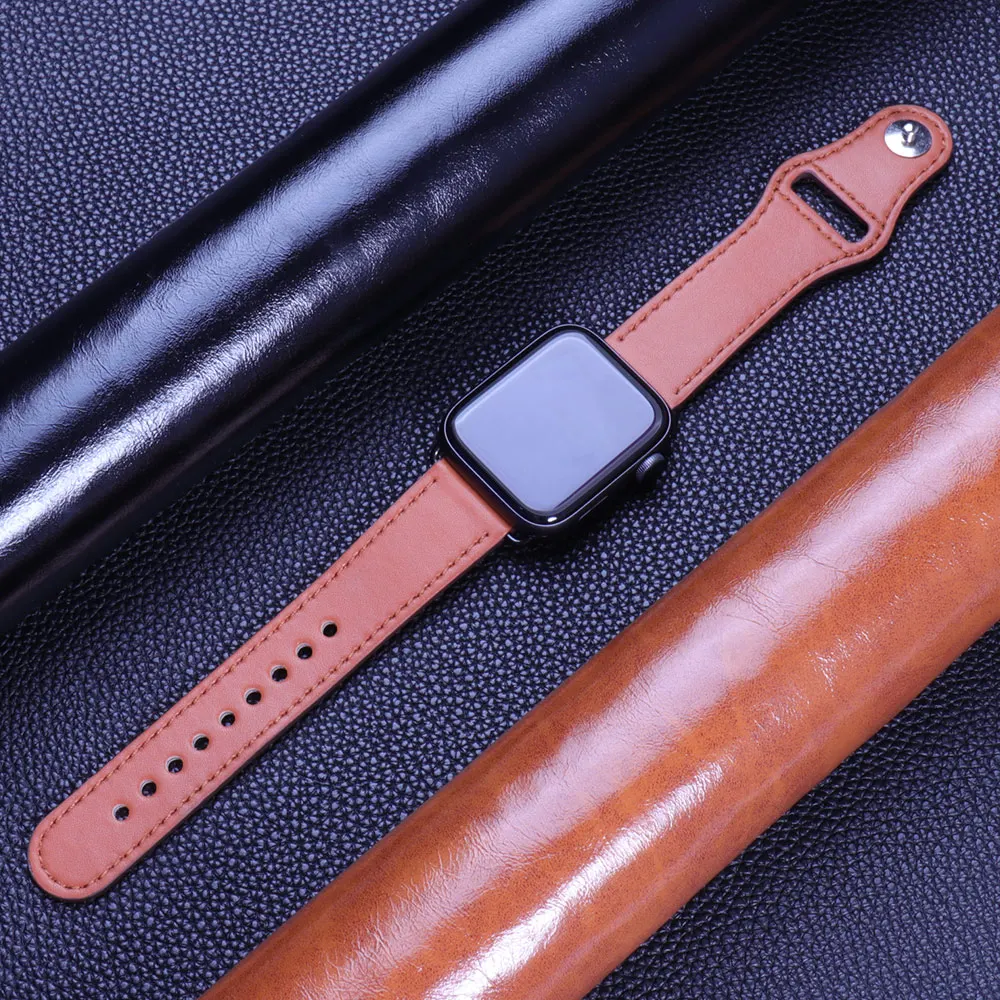 Leather band For Apple watch U - Smartwatch Apple Watches For Women ulasan dan harga