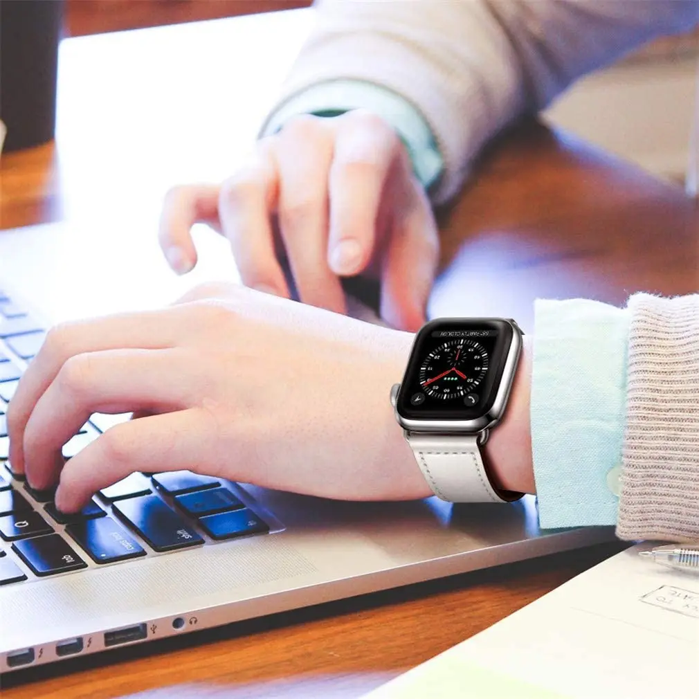 Leather band For Apple watch U - Smartwatch Apple Watches For Women ulasan dan harga