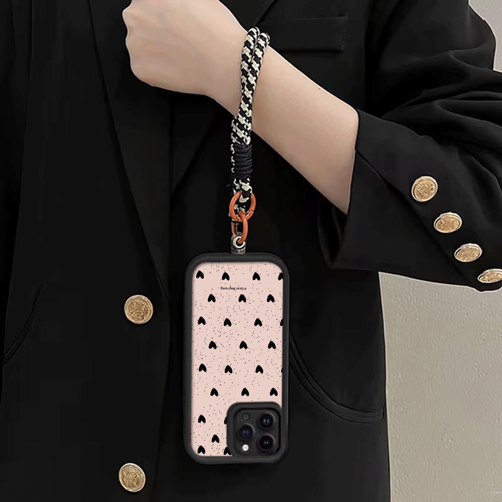 Ink Splattered Black Heart Han - Samsung Galaxy Strap ulasan dan harga