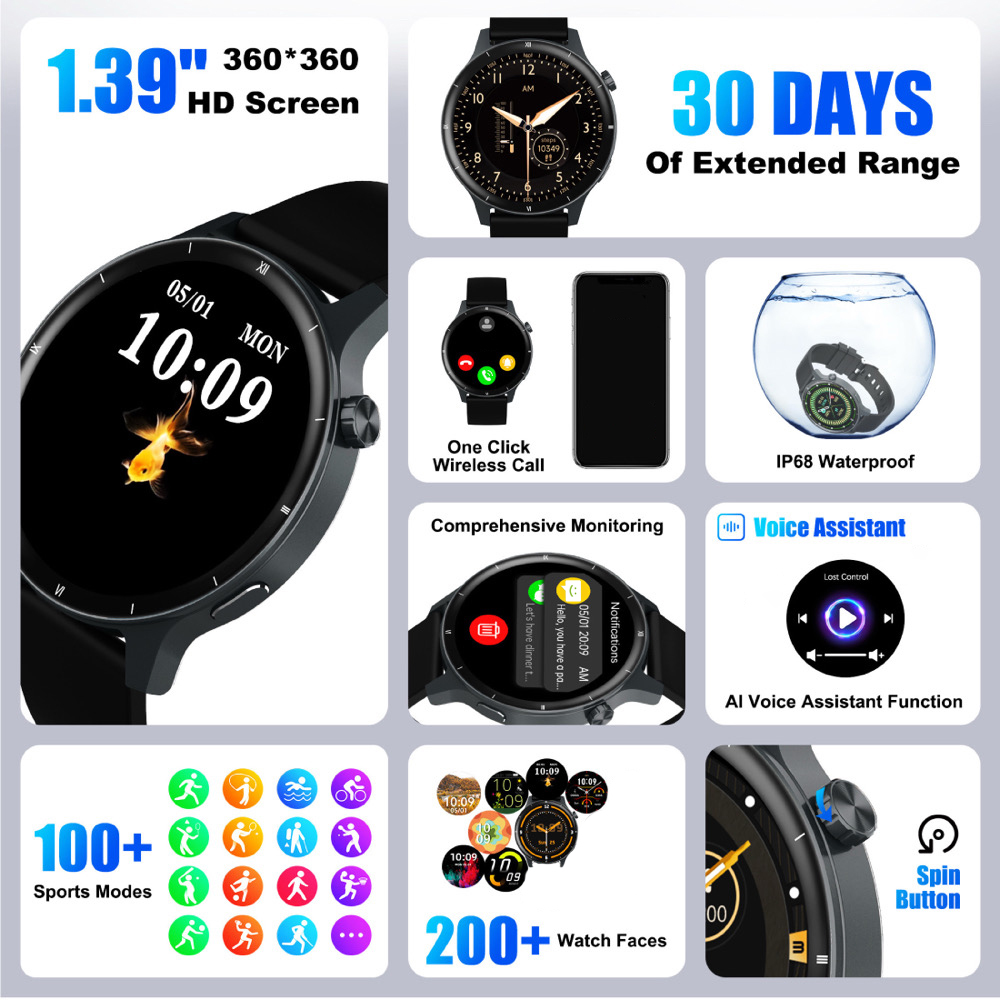 IP68 Waterproof Smartwatch Lad - Smartwatch Ladies Watches For Women ulasan dan harga