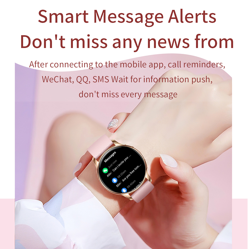 Smart Full Circular Fashion Wa - Smartwatch Timex Watches For Women ulasan dan harga
